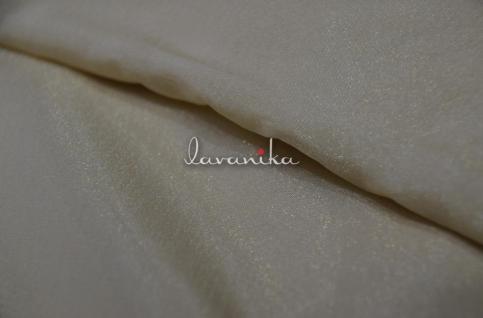 Gold Organza Dyeable Fabric DnoGORFD